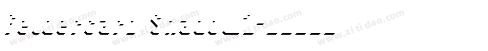 Feldercarb Shadow2字体转换